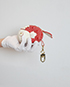 Tory Burch Fish Pouch, £25, Accessories, Red/White, Leather, Front view
